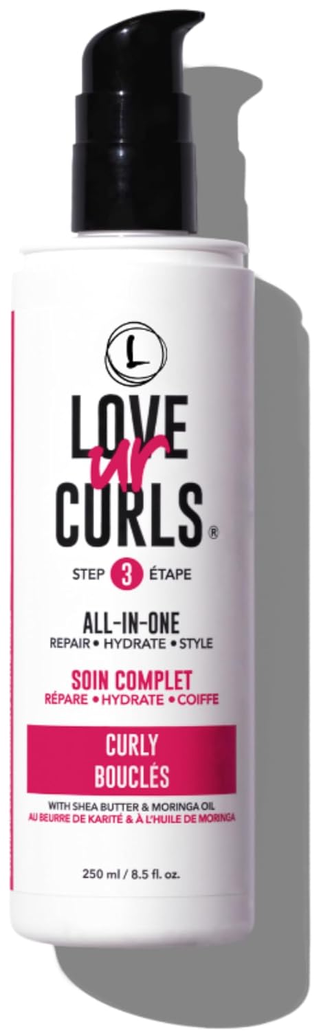 Love Ur Curls Crema Estilizadora de Rizos Todo en Uno, Crema Rizado...