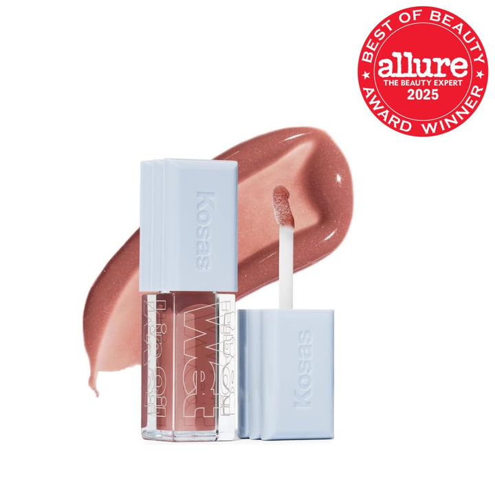 Kosas Wet Lip Oil Gloss - Tratamiento hidratante para dar volumen a...