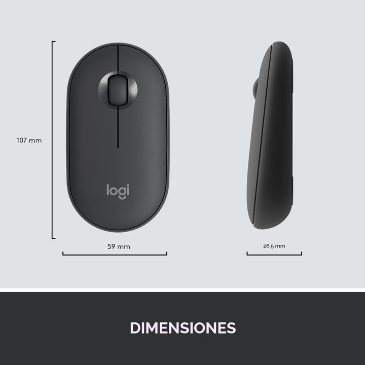 Logitech MK470 - Teclado [versión en inglés] y mouse inalámbricos d...