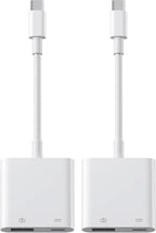 Adaptador de cámara USB C, divisor de carga PD 2 en 1 para iPhone