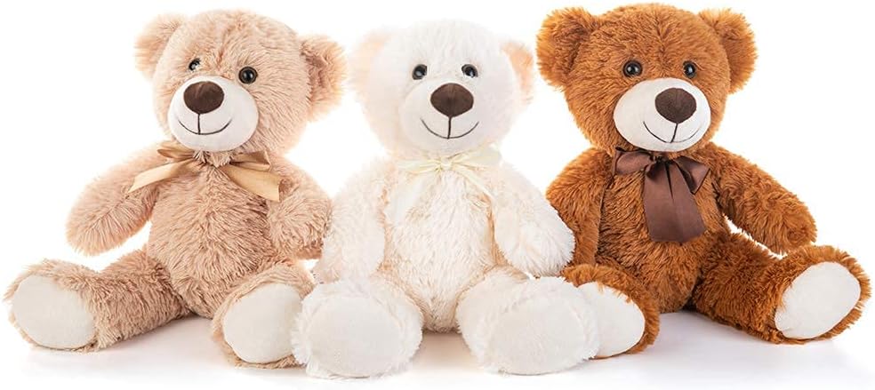 MorisMos Paquete de 3 Osos de Peluche a Granel Animales de Peluche,...