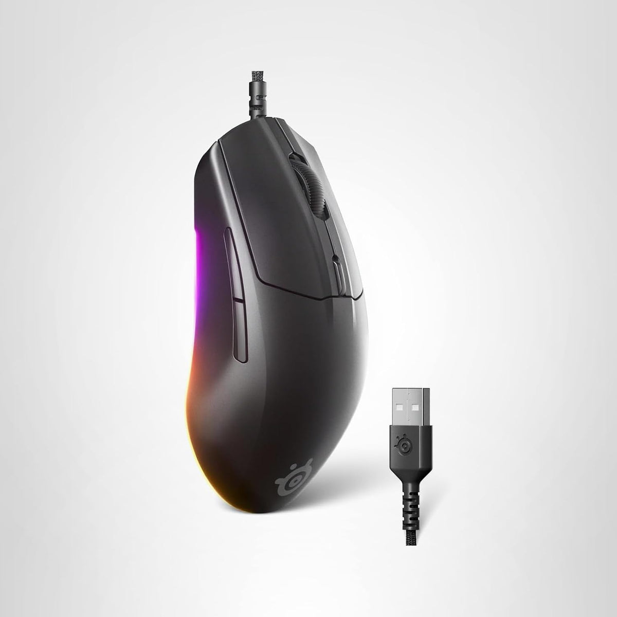 SteelSeries Rival 3 Gen 2 mouse para videojuegos \u2014 Sensor ópti...
