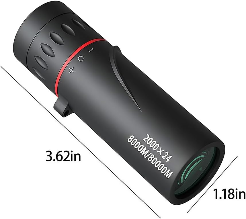 Telescopio monocular 24X monoculares compactos de prisma
