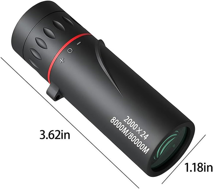 Telescopio monocular 24X monoculares compactos de prisma
