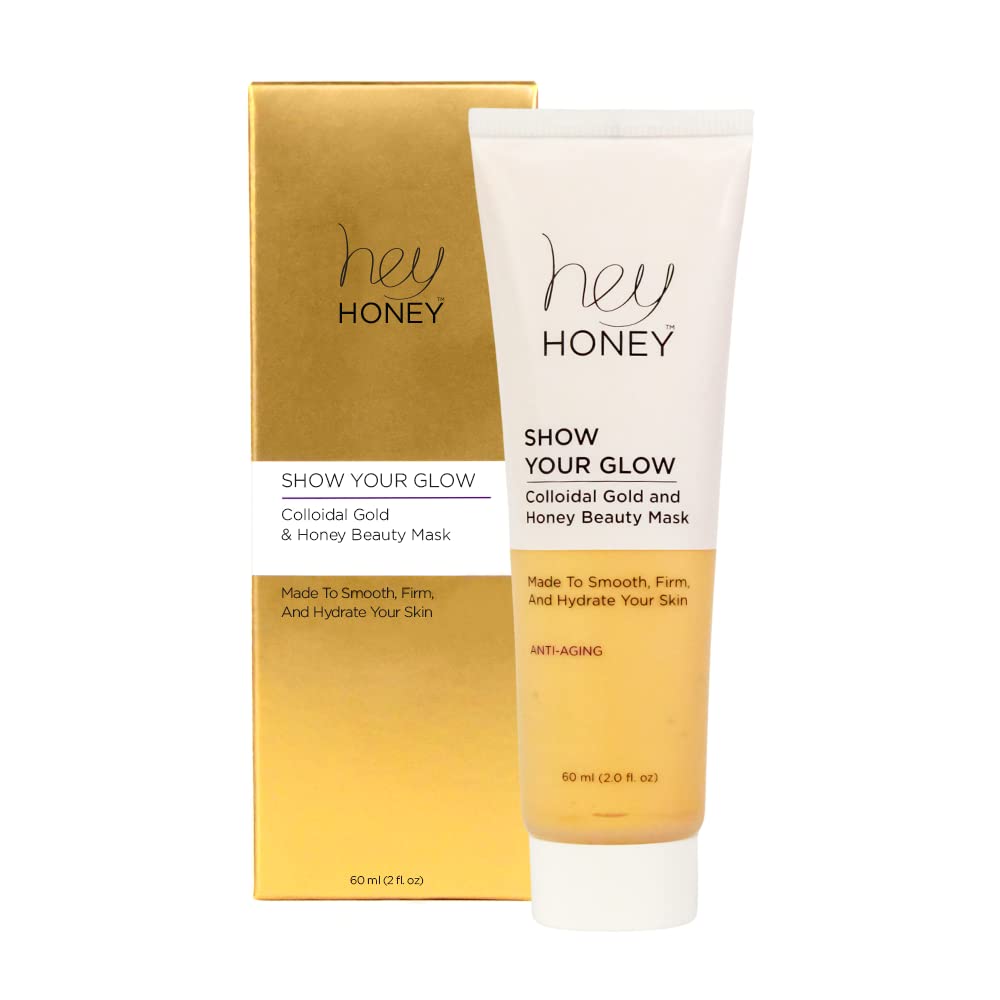 Hey Honey Skin Care Show Your Glow Máscara facial coloidal de miel...