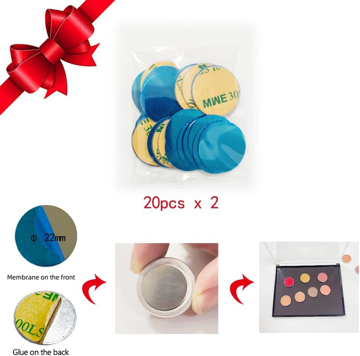 UDTIP Paquete de 2 paletas de maquillaje magnéticas grandes XL con...