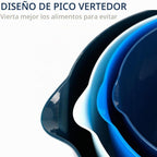 Juego de 4 cuencos clásicos para mezclar, plástico sin BPA, aptos