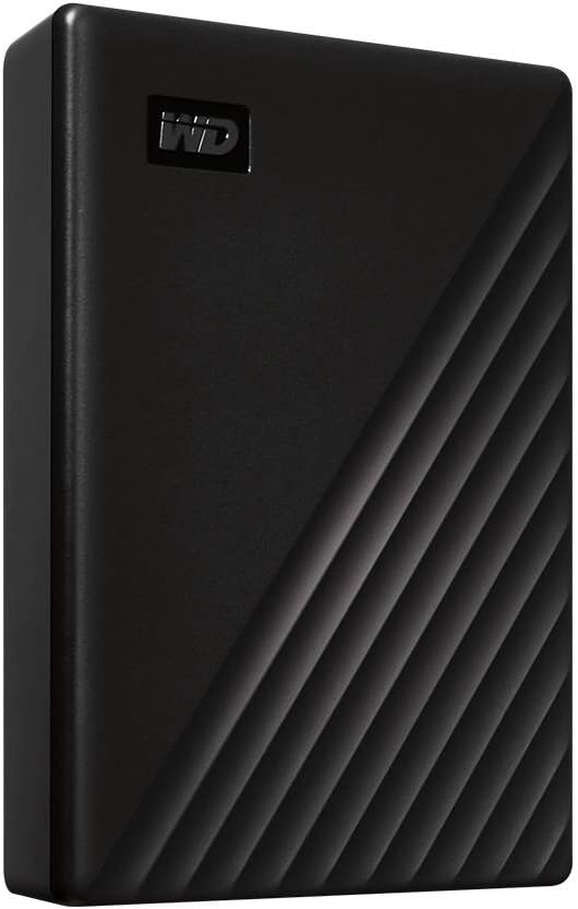 WD 5TB My Passport, Disco duro externo portátil, negro, software de...