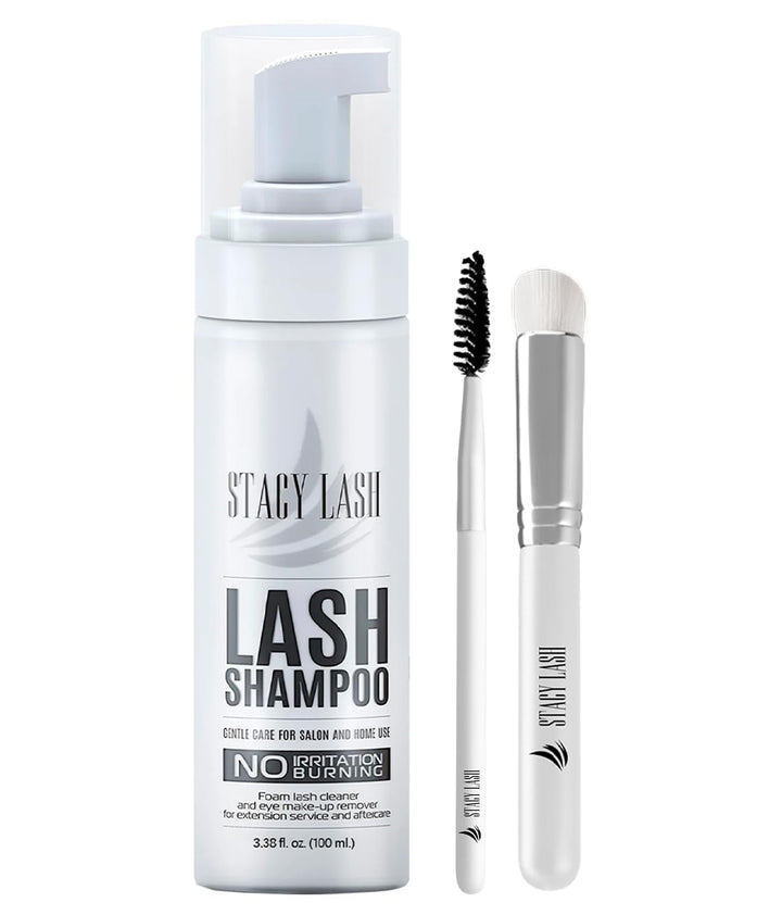 STACY LASH Champú y cepillo para extensión de pestañas \/ 3.38 fl.o...
