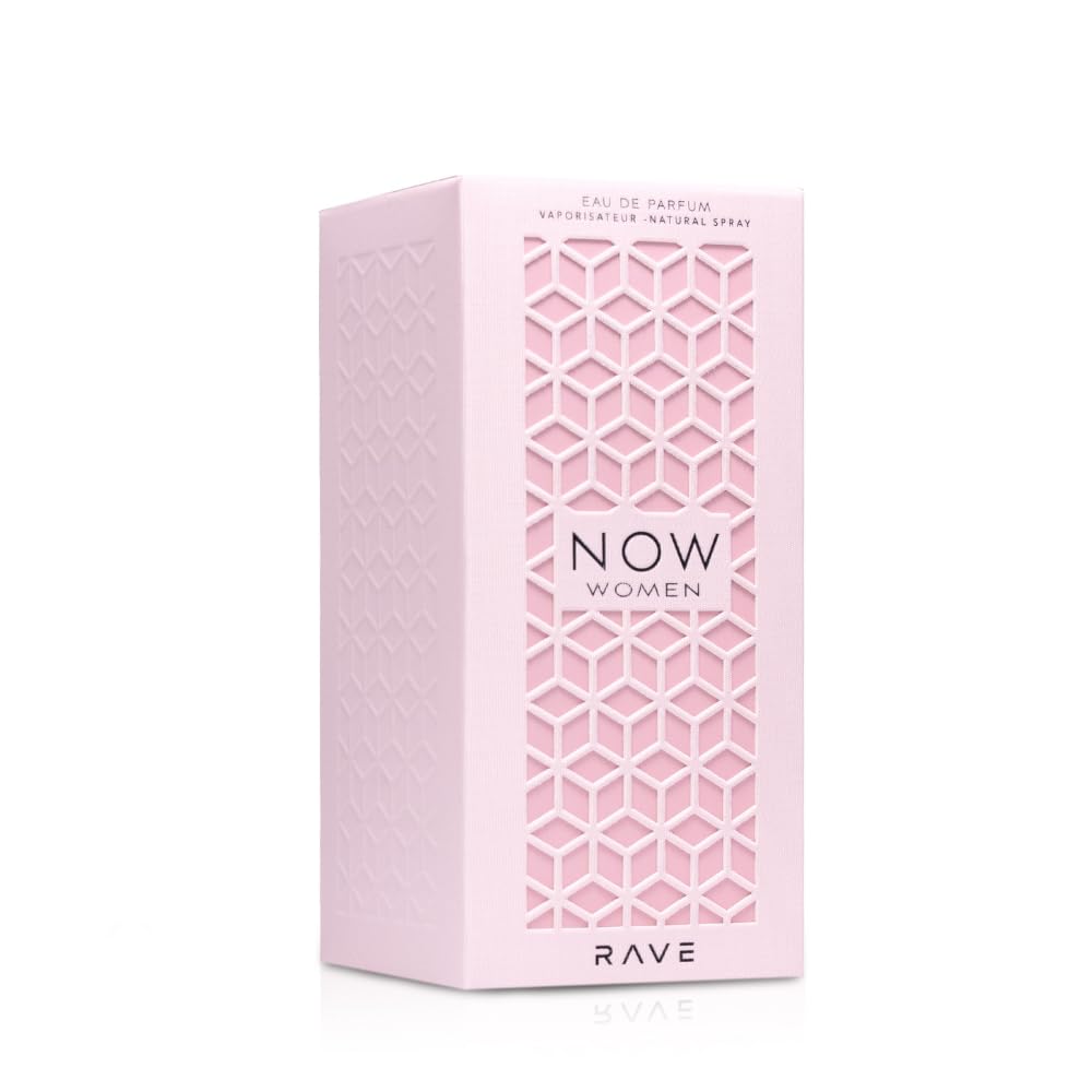 Lattafa Rave Now Eau de Parfum Spray para mujer, 3.4 onzas