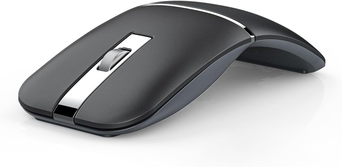 Ratón de viaje inalámbrico Bluetooth Arc, Bluetooth 5.0\/4.0 y 2.4G...