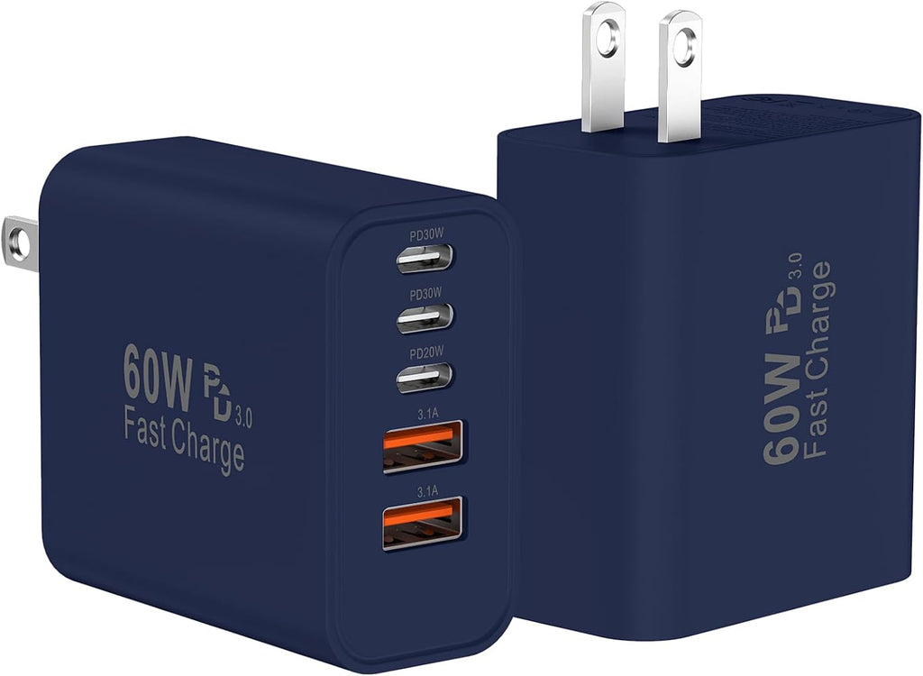 Carga rápida del bloque del cargador del USB C, tipo cubos de carga del