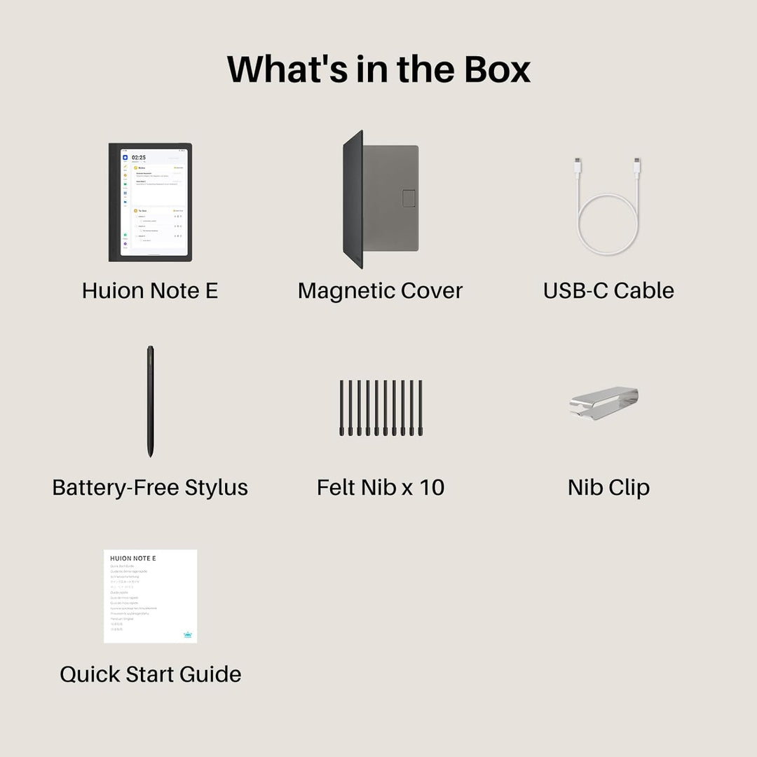 HUION Note E - Cuaderno digital con bolígrafo magnético sin batería...