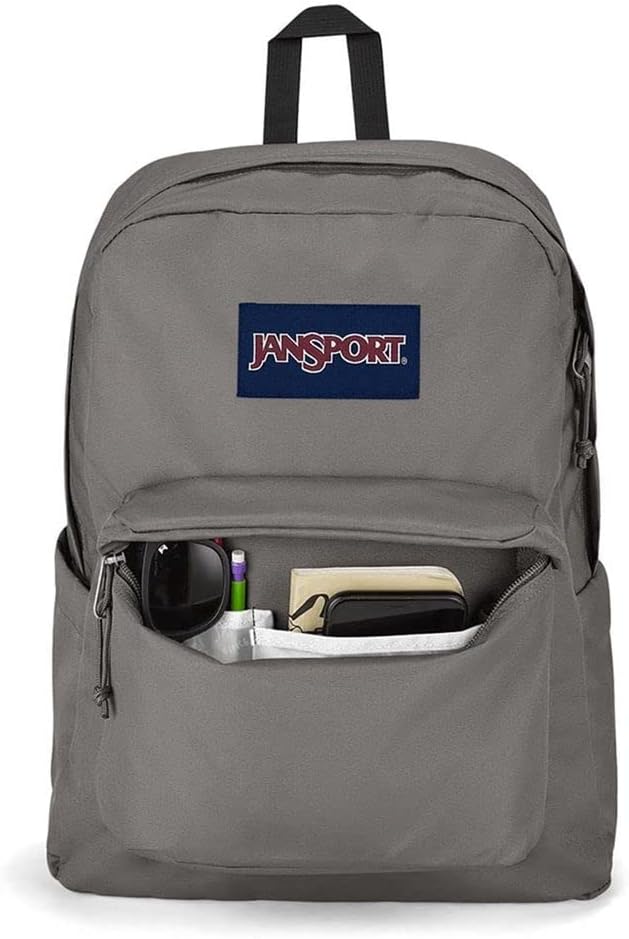 JanSport Mochila Superbreak Plus, Gris (Graphite Grey), Tamaño único