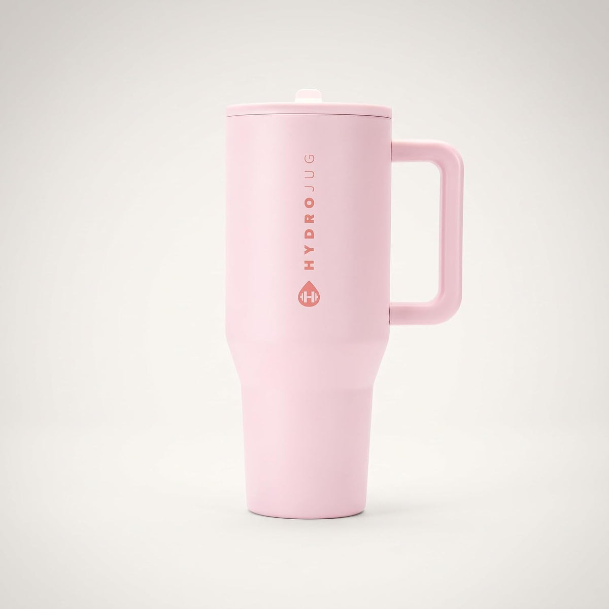 HydroJug Traveler - Botella de agua aislada con asa, 40 onzas, arena rosa