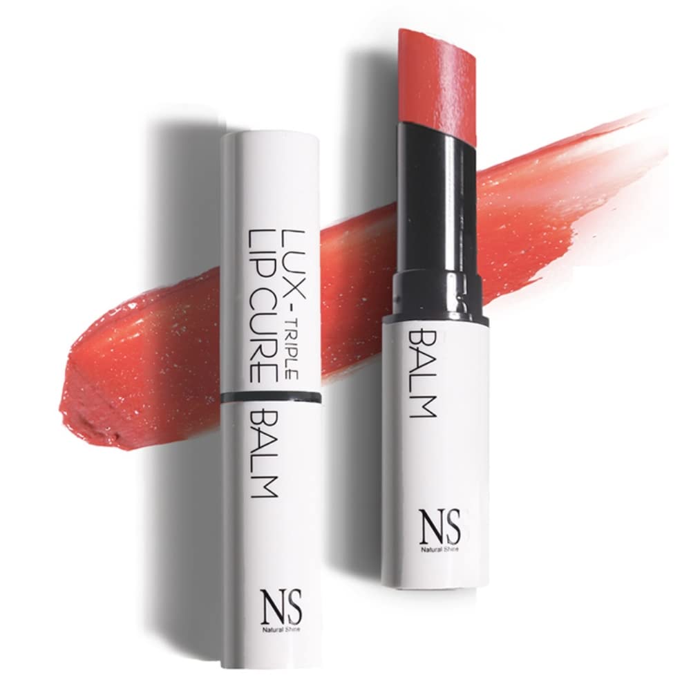 Lux Triple Lip Cure Glossy Balm MUSE (coral rosa) (0.17 onzas) 4 mi...