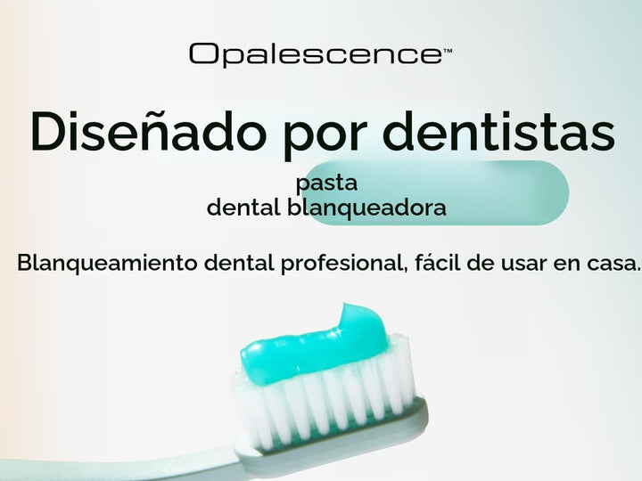 Blanqueador dental con fluoruro Opalescent, Paquete de 2 | Pasta de...