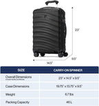Travelpro Maxlite Air V2 - Bolso de mano extensible rígido, verde, 20