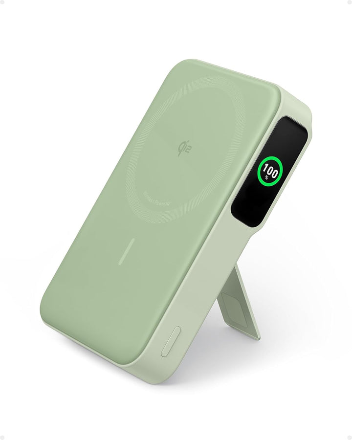 Anker MagGo Power Bank, Qi2 certificado 15 W cargador portátil ultr...