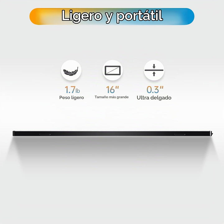 Anyuse - Monitor portátil de 16.0" QHD 2.5K para laptop - USB C...