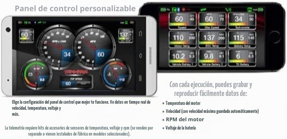 Traxxas Expansor de telemetría 6553X 2.0 y módulo GPS 2.0, sistema TQi Tadio