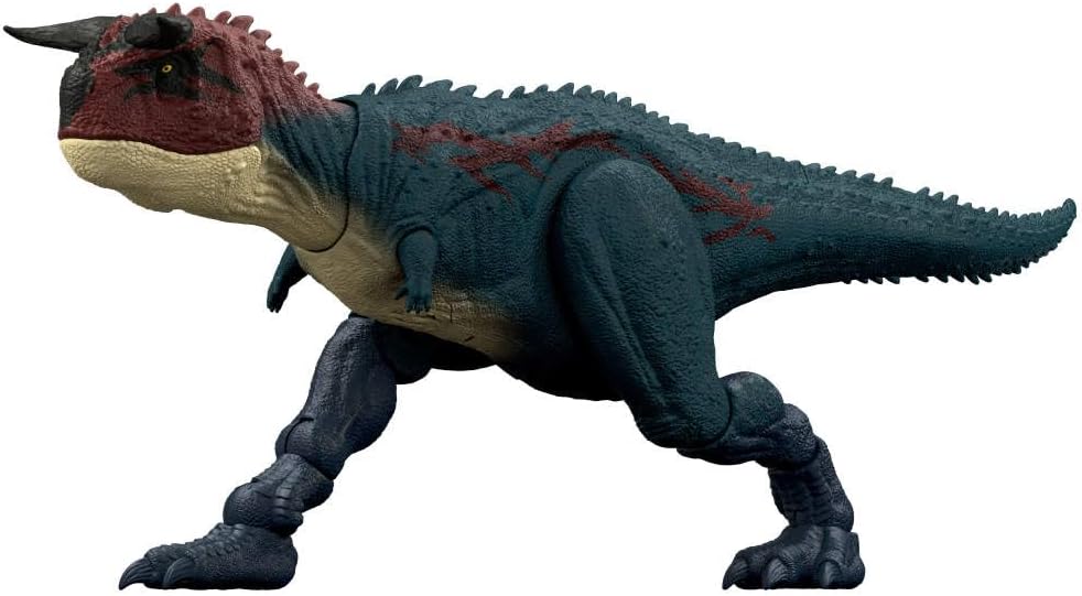Mattel Jurassic World Charge N Chomp Carnotaurus Dinosaur Figure