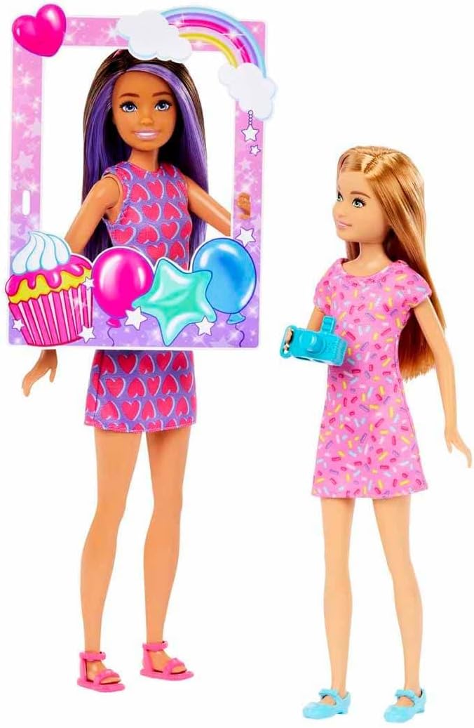 Barbie Celebration Fun Birthday Skipper y Stacie Doll 2 unidades