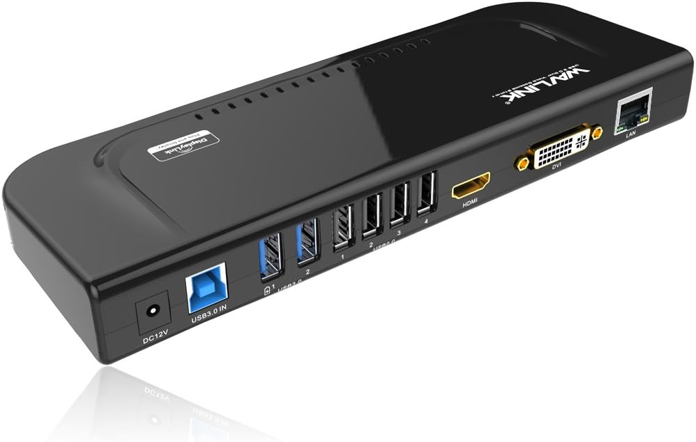 WAVLINK Estación de acoplamiento universal Dual 1080P Monitor para Mac