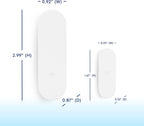 ADT Blu Sensor de puerta/ventana, paquete de 4, solo compatible con