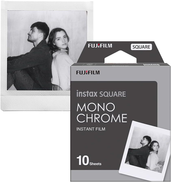 Fujifilm instax Square - Película monocromática (10 exposiciones, 2...