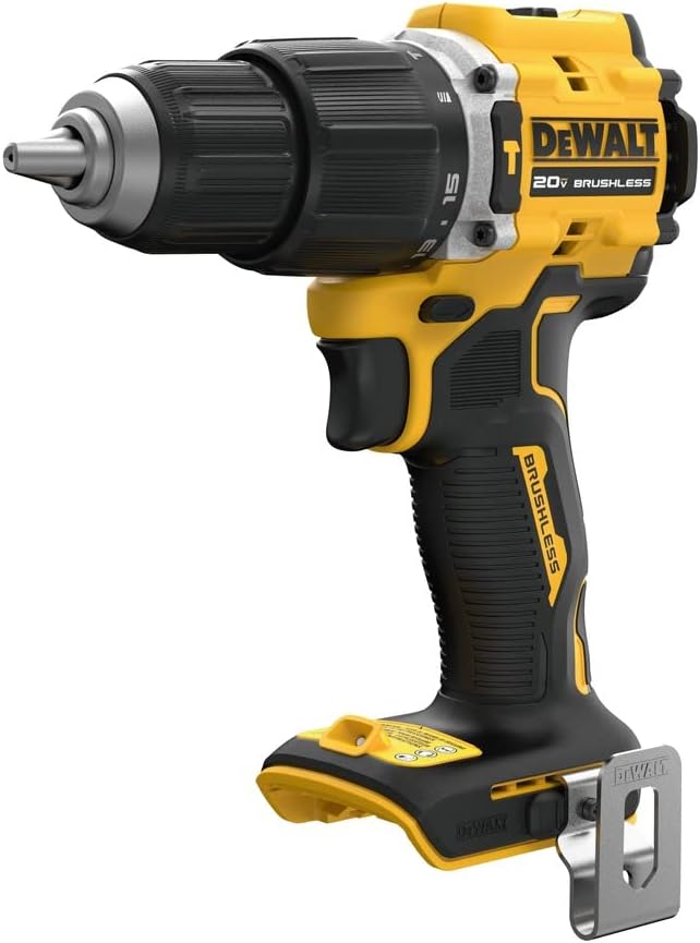 DEWALT DCD799B 20V MAX* ATOMIC COMPACT SERIES Taladro martillo inalámbrico de iones de litio sin escobillas de 1/2 pulgadas (solo herramienta)