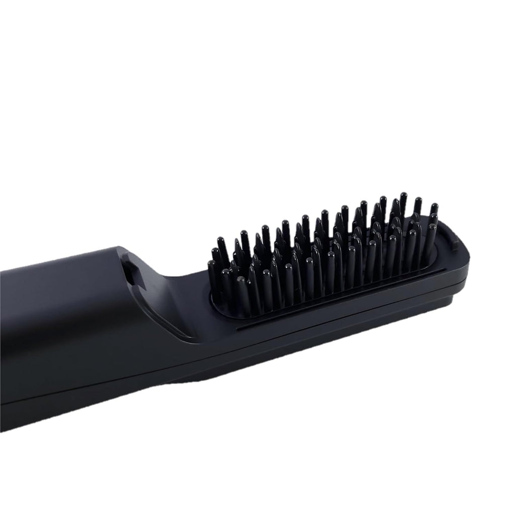 StyleCraft Alisador de pelo inalámbrico para barba y peinado con cepillo