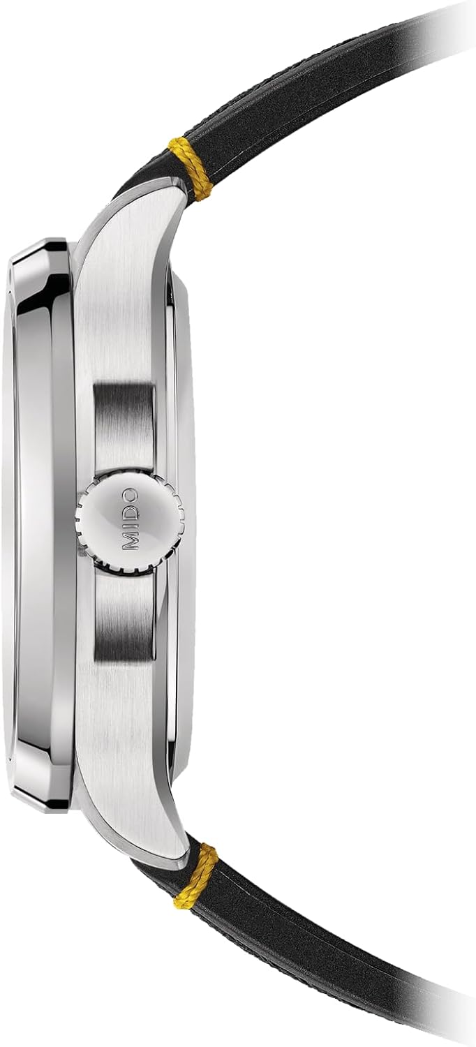 MIDO Multifort TV Big Date - Reloj suizo automático para hombres - Caja de 40mm con respaldo transparente