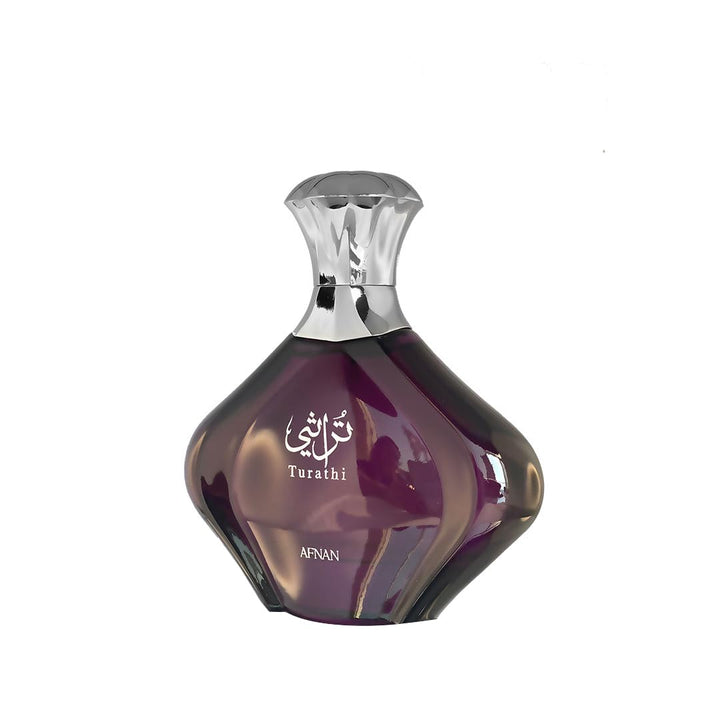 Afnan Turathi Purple Eau de Parfum para Mujeres, 3.0 Fl. Oz