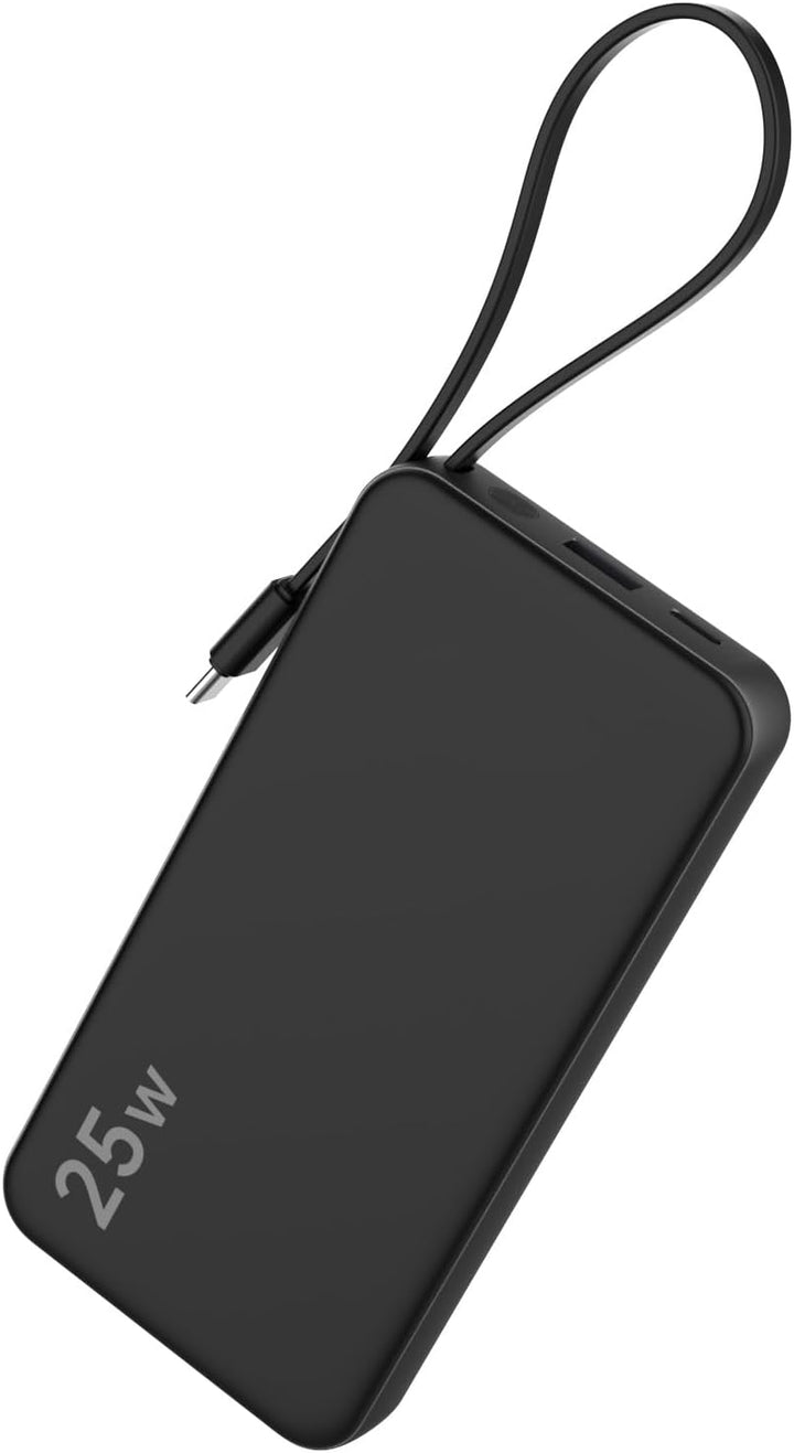 NOBIS Cargador portátil 25W 10000mAh Power Bank con cable USB-C inc...