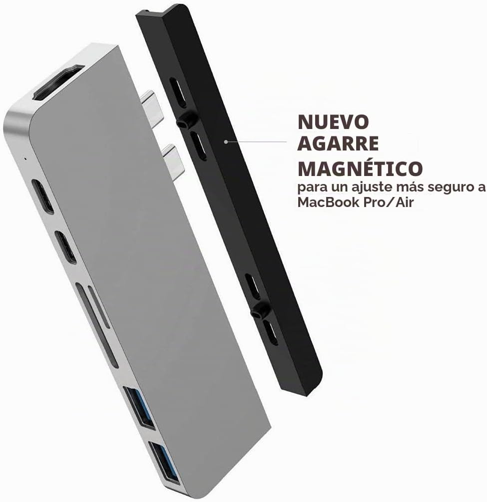 Hyper, GN28C-SILVER, hub USB