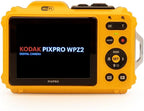 KODAK PIXPRO WPZ2 16MP Waterproof Digital Camera, 15m, 4X Zoom, Blue, Amarillo