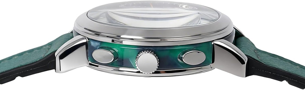 M.O.T Reloj cronómetro - 1.535 in, unisex, movimiento de cuarzo, fondo de caja inoxidable, correa magnética de mariposa, resistente al agua 3ATM - Ministry of Time