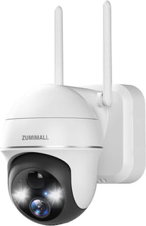 Cámaras de seguridad inalámbricas para exteriores ZUMIMALL, vista d...
