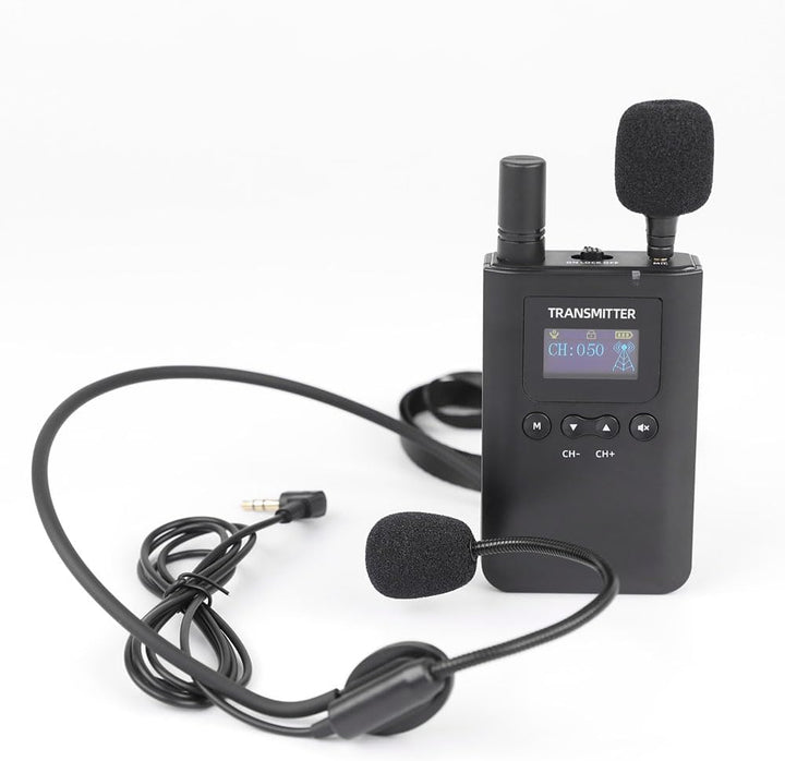 AGJ Sistema inalámbrico de guía turístico, auriculares de guía turí...