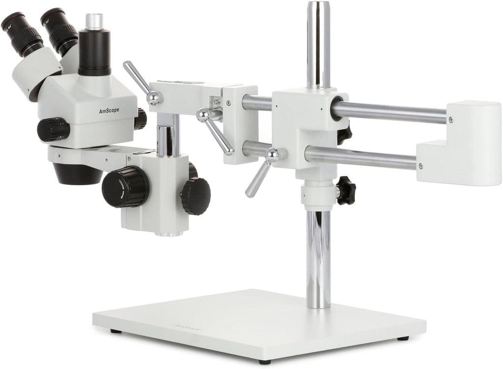 AmScope Microscopio estéreo profesional del zoom trinocular de SM-4T, WH10x