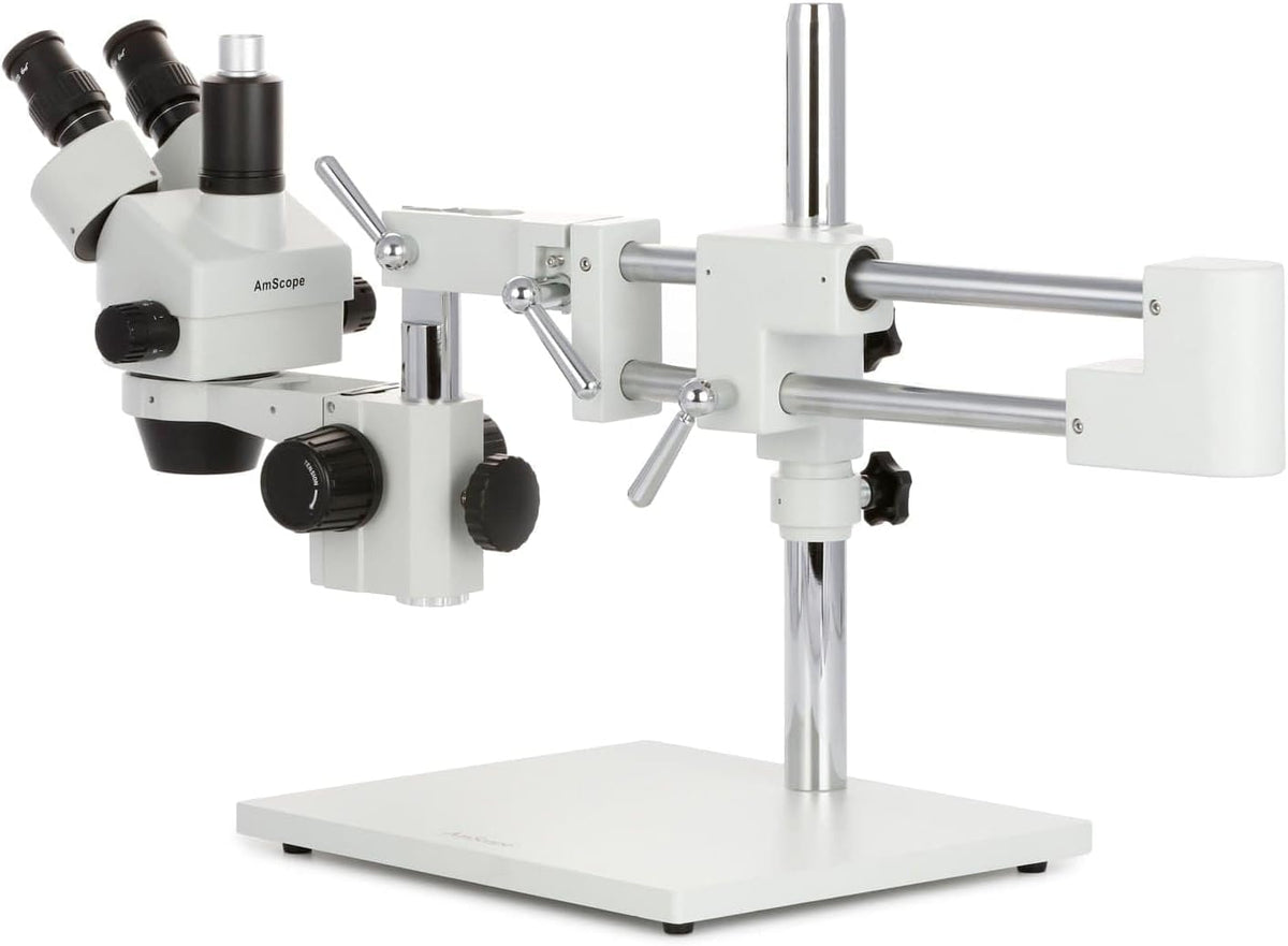 AmScope Microscopio estéreo profesional del zoom trinocular de SM-4T, WH10x