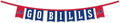 WinCraft Banderines de cuerda de Buffalo Bills