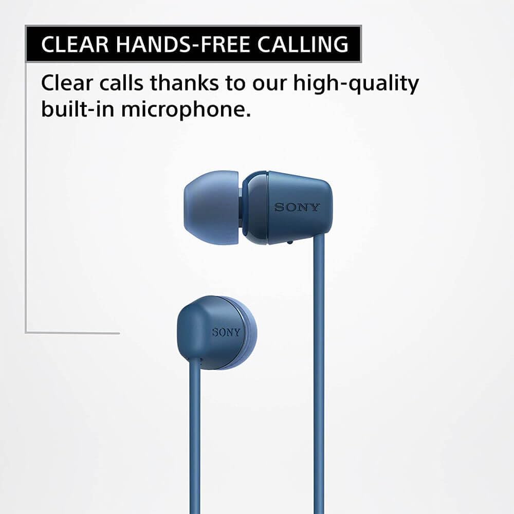 Sony WI-C100 Auriculares inalámbricos con Bluetooth con micrófono i...
