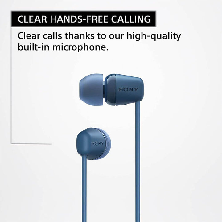 Sony WI-C100 Auriculares inalámbricos con Bluetooth con micrófono i...