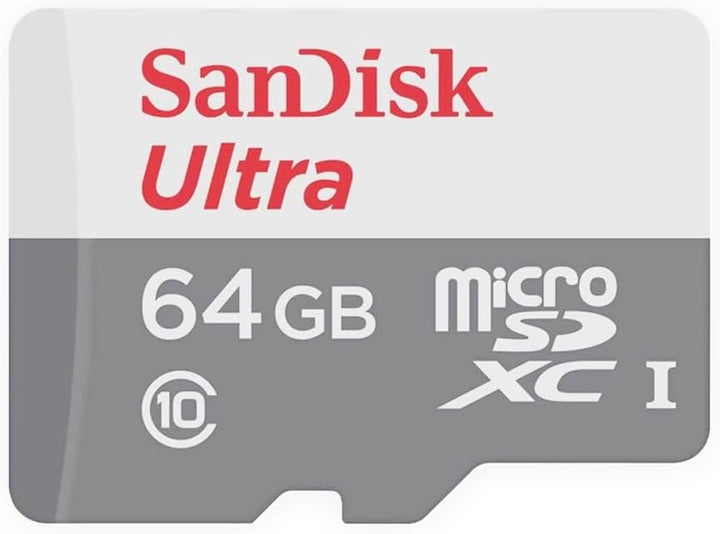 Tarjeta de memoria micro SDXC SanDisk Ultra 64GB UHS-I, clase 10 co...