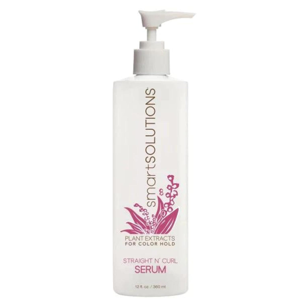 SMART SOLUTIONS Straight N' Curl Serum 12 oz, | Suaviza y endereza | Curva y riza | Sin parabenos | A base de plantas