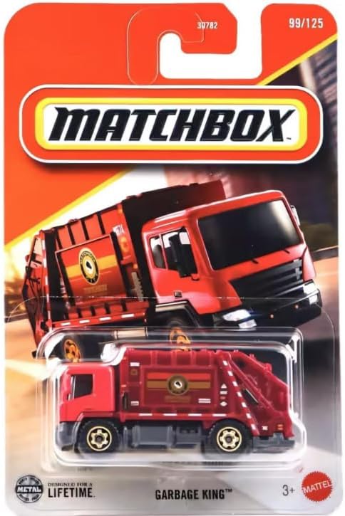 Matchbox Garbage King - Camión volquete 99/125 escala 164