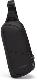 Pacsafe Vibe 150 - Paquete cruzado antirrobo de 2,2 litros, Negro azabache