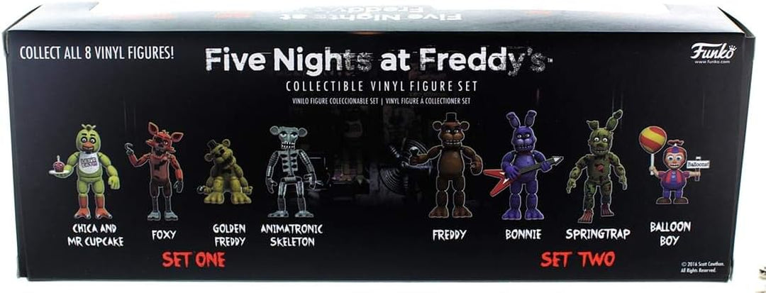 Funko Five Nights at Freddy's Paquete de 4 Figuras (1 Set), 2"